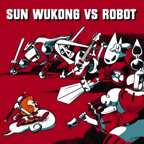Sun Wukong vs Robot