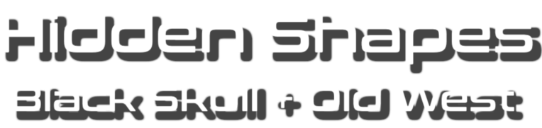 Hidden Shapes: Black Skull + Old West
