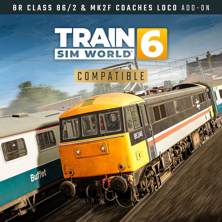 Локомотив BR Class 86/2 и вагоны Mk2F