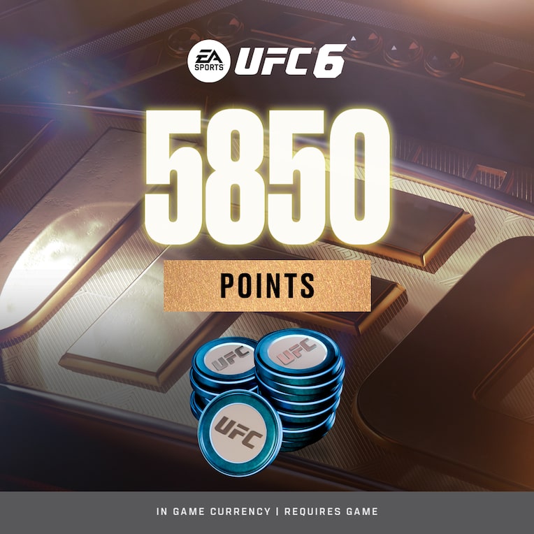5850 ОЧКОВ UFC