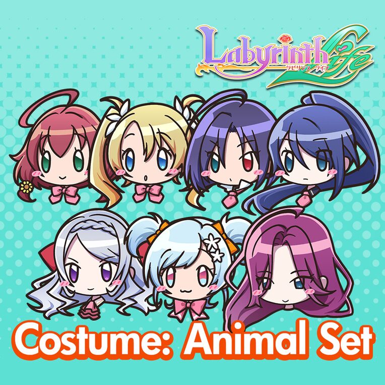Maiden Costume 'Animal' Set of 7